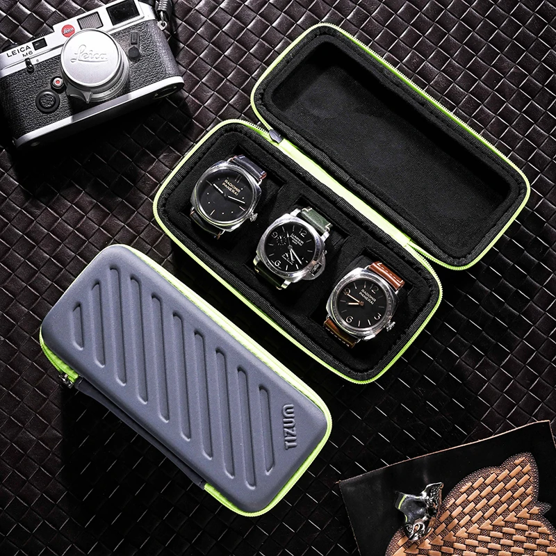 Luxury Watch Holder For Men - Luxury Tourist Watches 3slots Watch Rolls