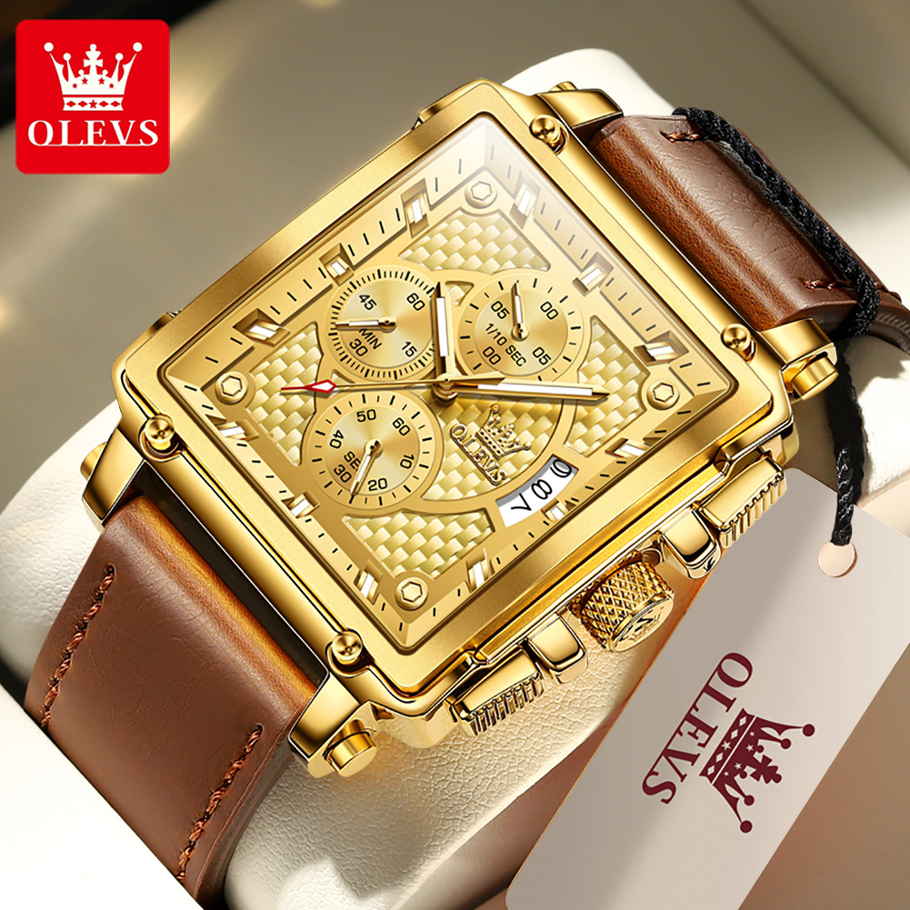 Luxury Watch Holder For Men - OLEVS Top Brand Men's Watches Luxury