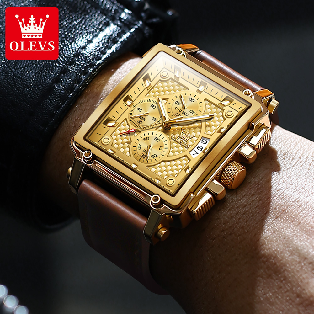OLEVS Top Brand Men's Watches  - Luxury Watch Holder For Men 评论和价格