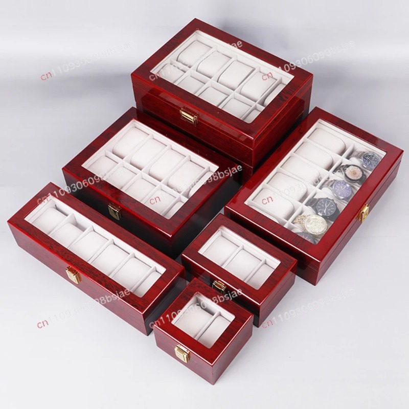 Luxury Wooden Watch Box 1/2/3/ - Luxury Watch Holder For Men 评论和价格