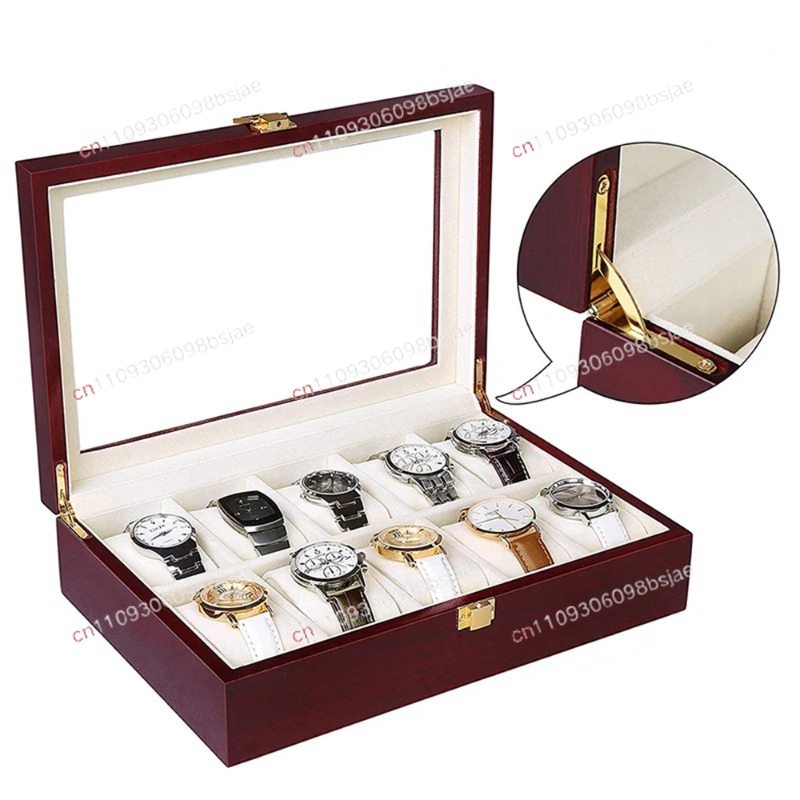 Luxury Wooden Watch Box 1/2/3/ - Luxury Watch Holder For Men 评论和价格