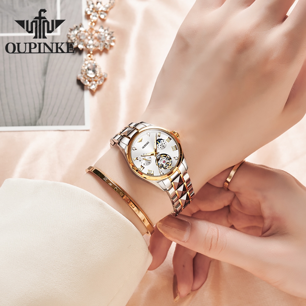 OUPINKE 3202 Luxury Business A - Luxury Watch Moon Phase 评论和价格
