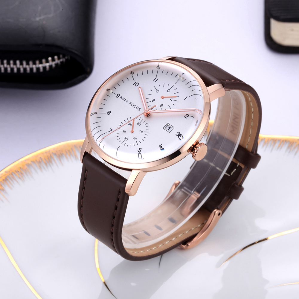 MINI FOCUS Men Watch Top Brand - Luxury Watch Holder For Men 评论和价格