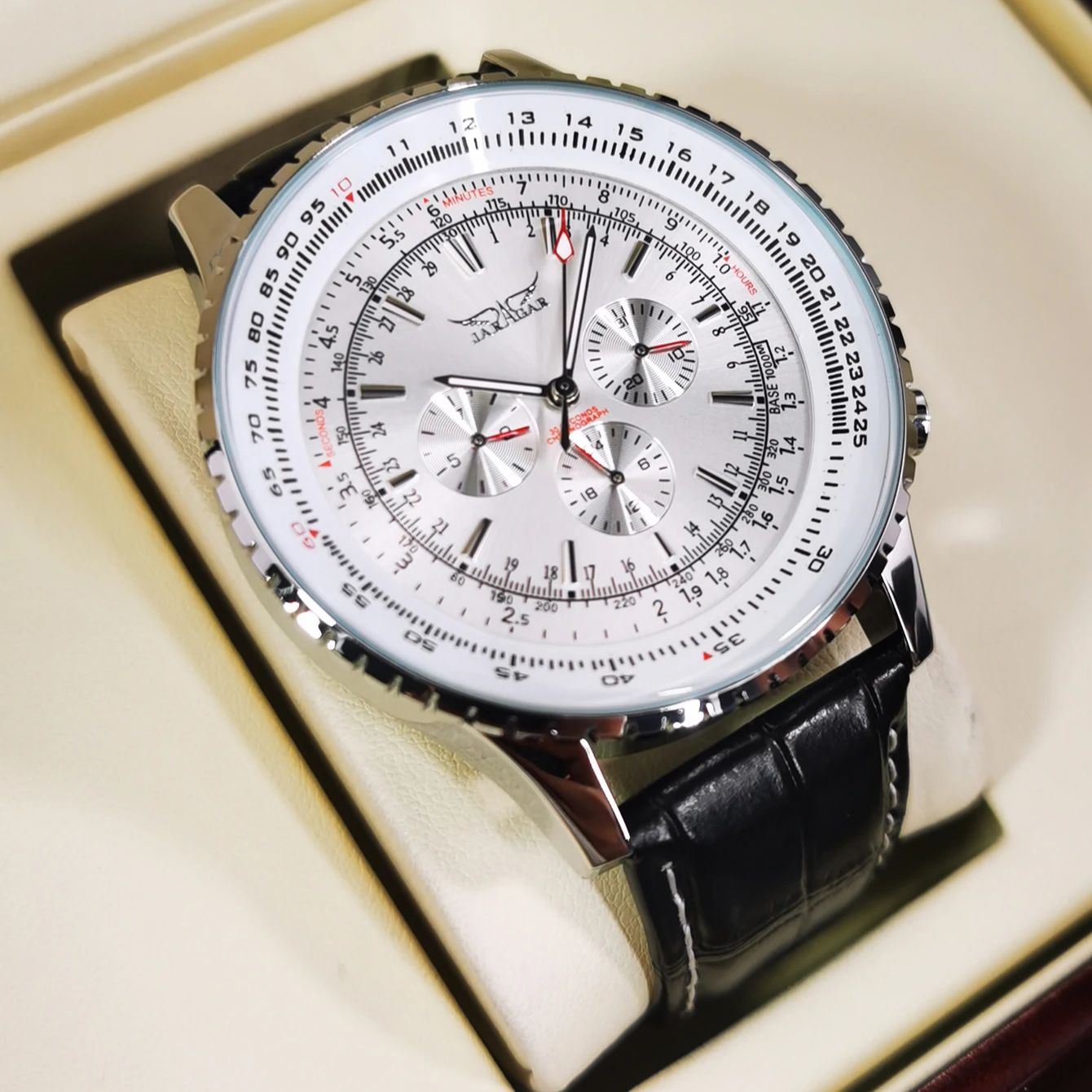 JARAGAR Pilot Automatic Watch  - Luxury Watch Holder For Men 评论和价格