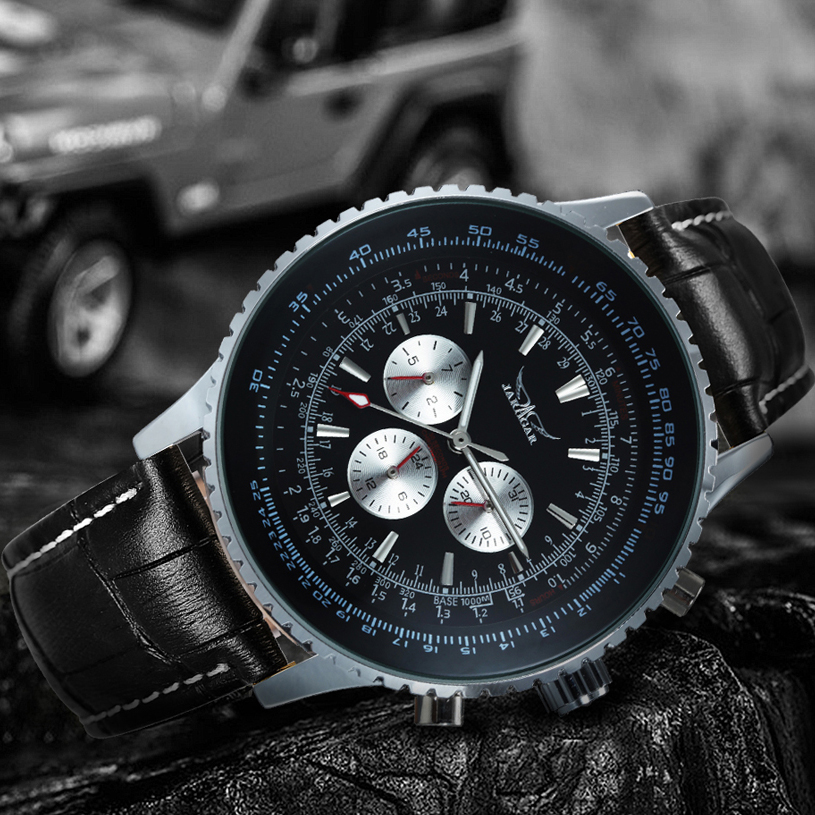 JARAGAR Pilot Automatic Watch  - Luxury Watch Holder For Men 评论和价格