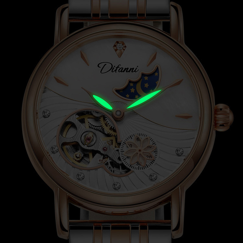 Lady Automatic Mechanical Watc - Luxury Watch Moon Phase 评论和价格