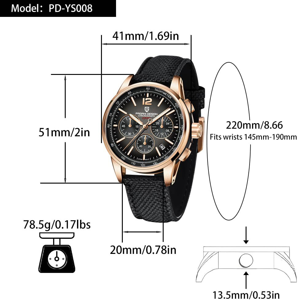 PAGANI DESIGN New Mens Watch 4 - Luxury Watch Display 评论和价格