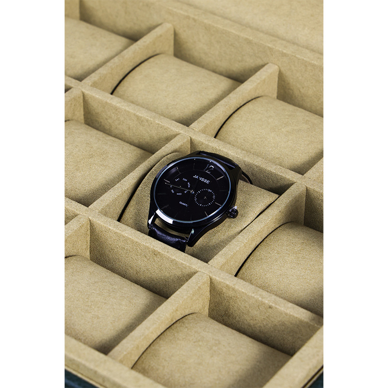 OEM ODM Luxury 15 Slots Green  - Luxury Watch Display 评论和价格