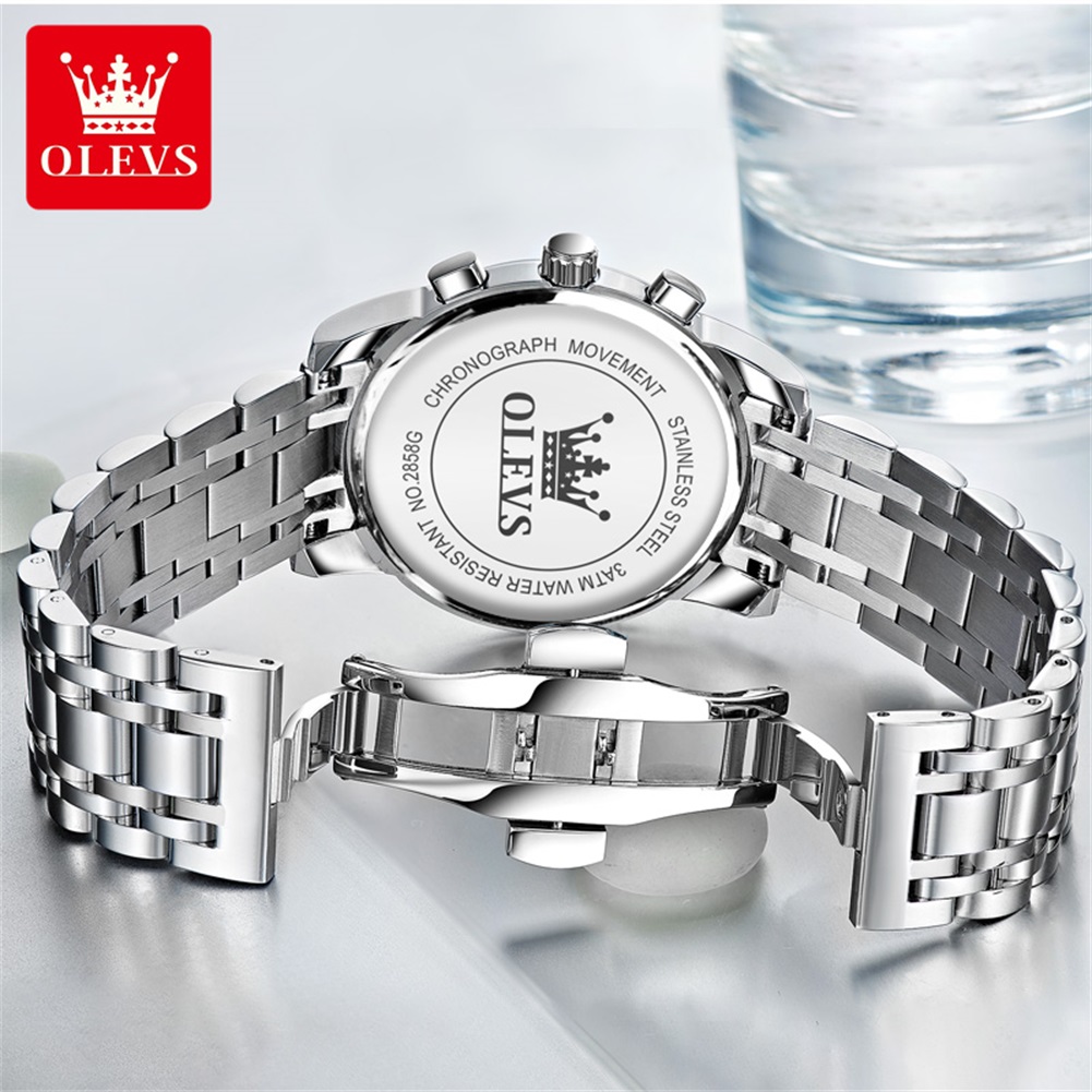 OLEVS Popular men's watches st - Luxury Watch Moon Phase 评论和价格