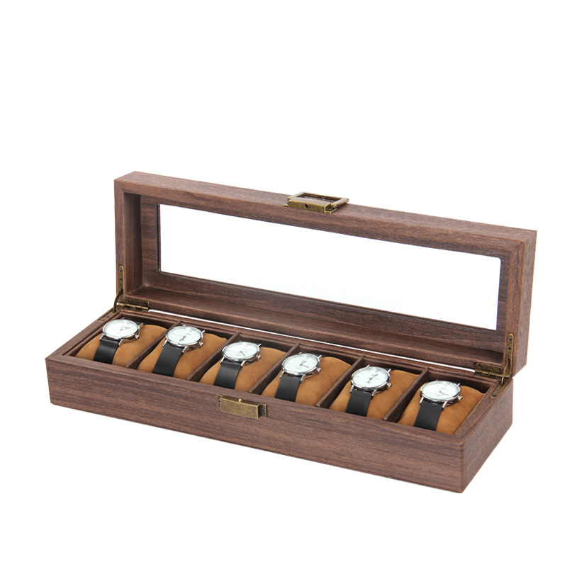 Luxury Wooden 2/3/6/10/12 Grid - Luxury Watch Holder For Men 评论和价格