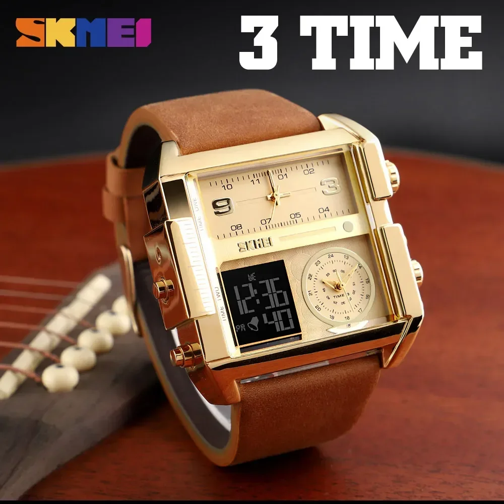 SKMEI Mens Quartz Movement Wat - Luxury Watch Holder For Men 评论和价格